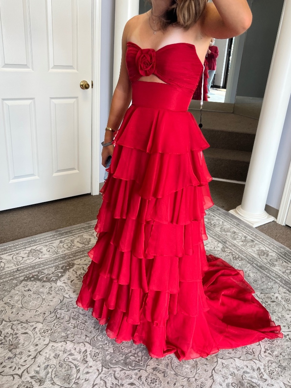 Sherri Hill Red Homecoming/Prom Dress